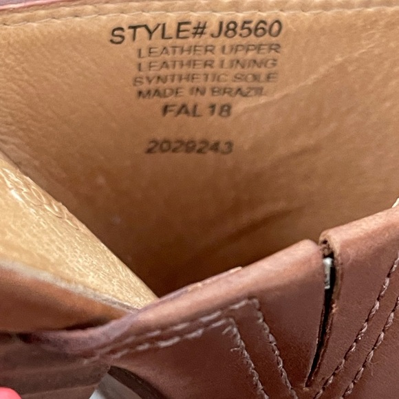 Madewell The Harper Mule Heeled Camel Brown Leather Womens Size 8.5 Slip On - Picture 9 of 10